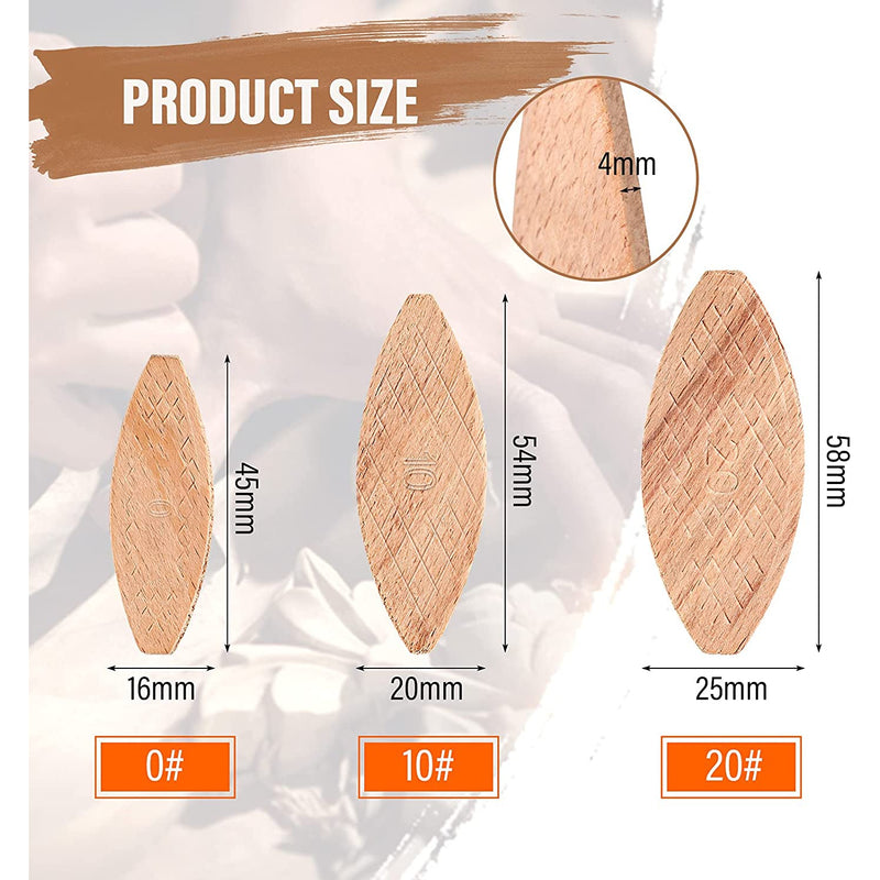 Beechwood Joiner Biscuits Number 10, 20 Wood Joining Biscuits Woodworking Biscuits Assorted Beech Wood