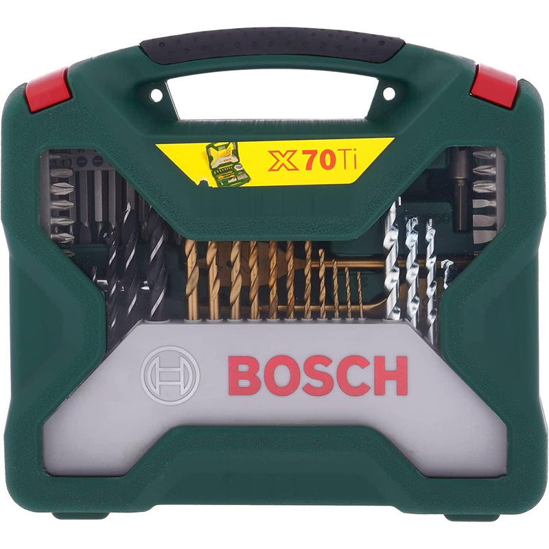 BOSCH 70 PCS DRILLBIT SET+3PLIER SET + MEASURING TAPE