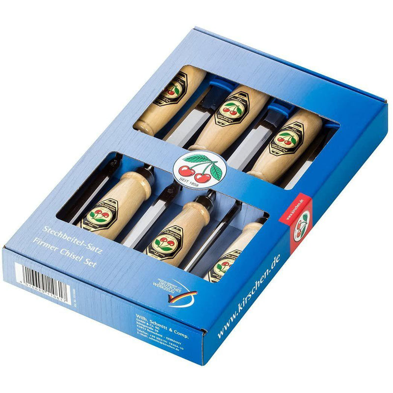 Two Cherries  Firmer Chisel Set with Hornbeam Handles