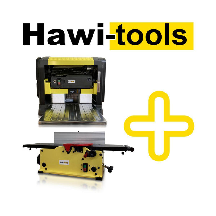 8" Benchtop Jointer + 13" Planer spiral cutter )عرض خاص للجوينتر و البلينر (حجز مسبق-Hawi Tools-Hawi tools-هاوي عدد