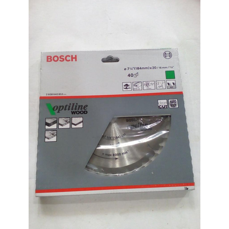 BOSCH Circular saw Blades 184 x 20 x 2.5 ATB