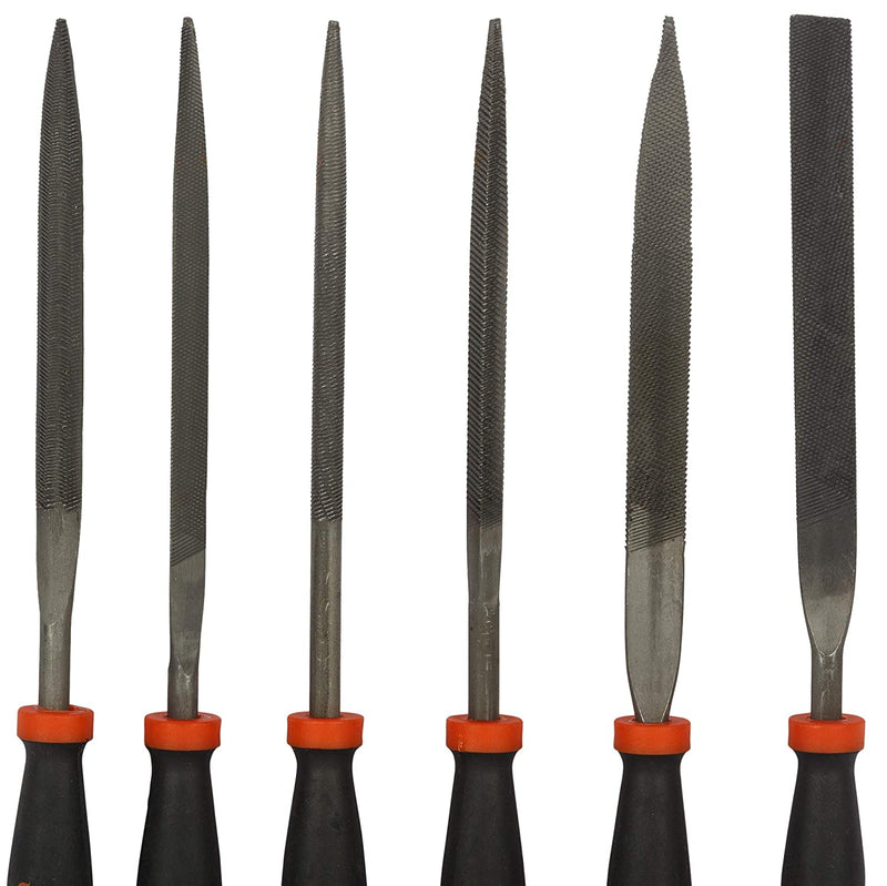 BLACK+DECKER 174mm Steel Needle File Set  ( 6-Pieces)