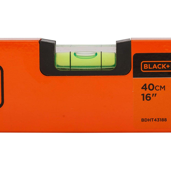 Black+Decker 40cm Aluminium Box Beam Level