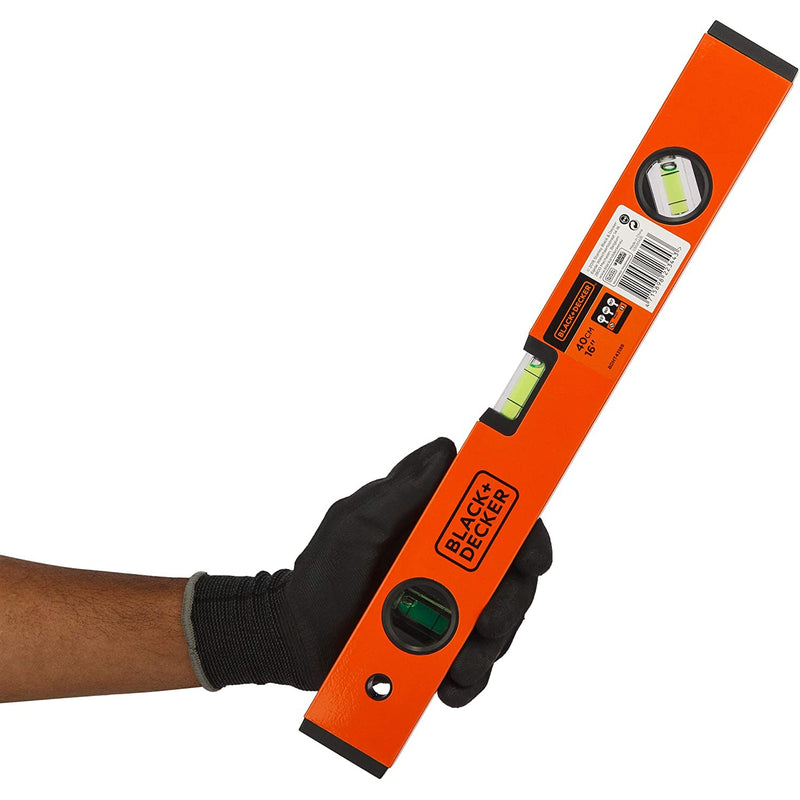 Black+Decker 40cm Aluminium Box Beam Level