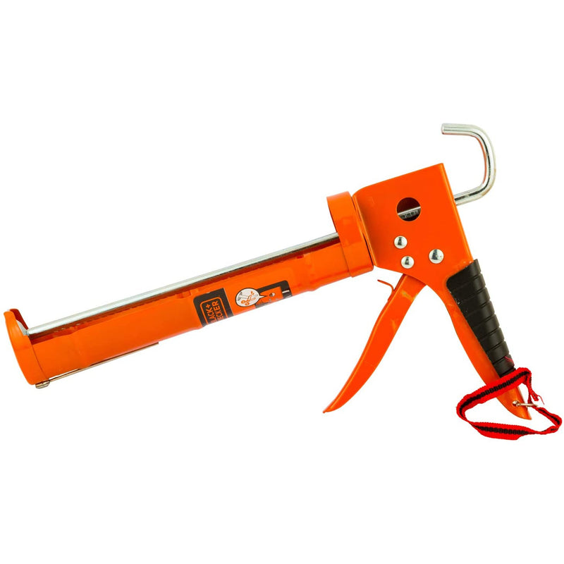Black+Decker 330mm Steel Half-Open Caulking Gun