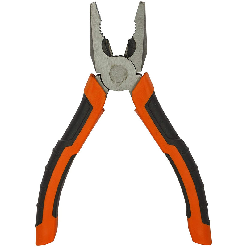 Black+Decker 160mm Steel Combination Pliers with Bimaterial Handle