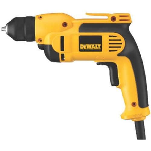 DEWALT VSR Electric Drill, Keyless Chuck, 8.0-Amp, 3/8-Inch دريل ديوالت
