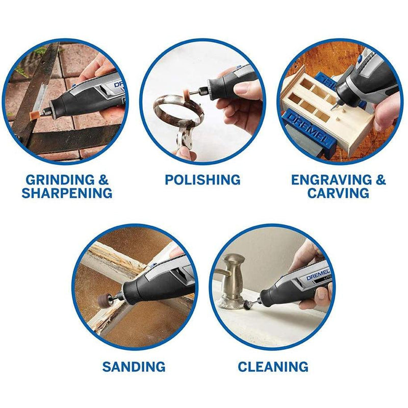 DREMEL® Lite 7760 Cordless Rotary Tool Li-Ion 3.6 V, Multi Tool Kit with 15 Accessories – Quick. Compact. All-round. اداة متعددة الاستخدامات من دريميل