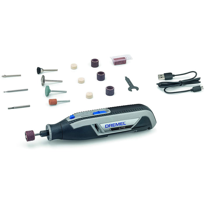 DREMEL® Lite 7760 Cordless Rotary Tool Li-Ion 3.6 V, Multi Tool Kit with 15 Accessories – Quick. Compact. All-round. اداة متعددة الاستخدامات من دريميل