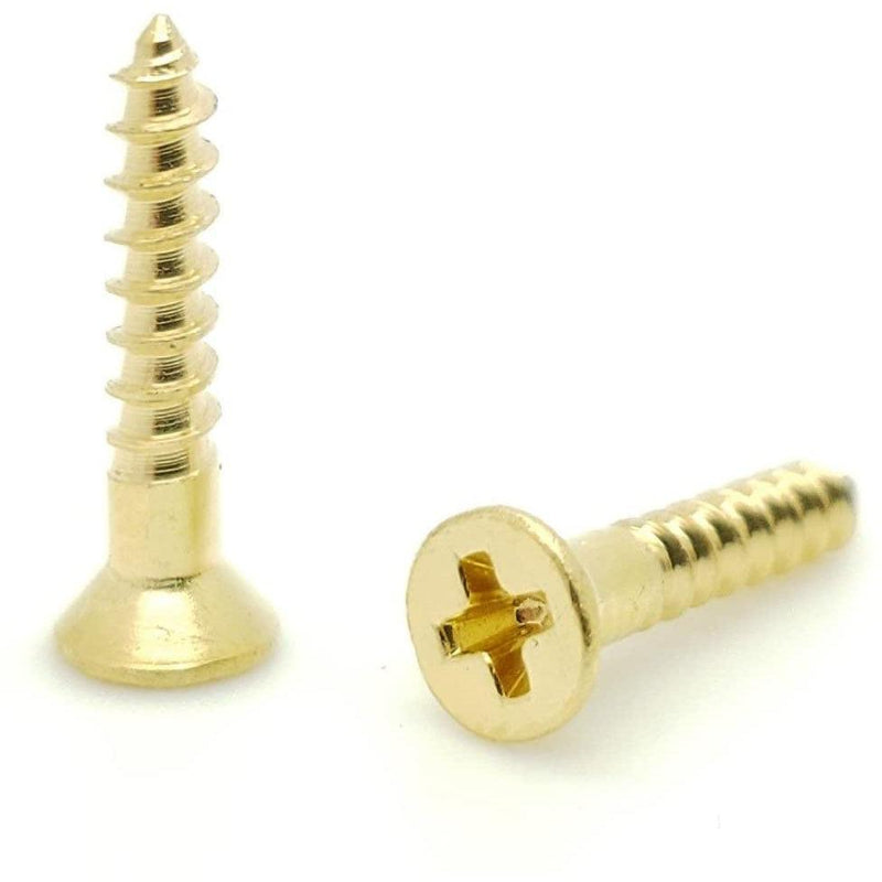 FASTNER, BRASS WOOD SCREWS 100 PC
