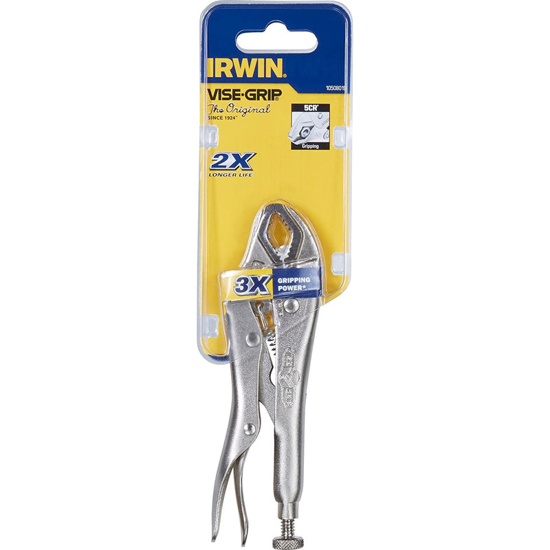 IRWIN 5CR Curved Jaw Locking Pliers 125mm (5in)