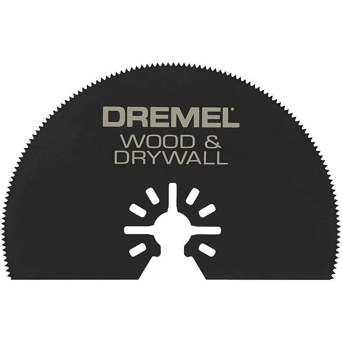 Dremel MM450 Multi-Max Half Moon Oscillating Saw Blade- Oscillating Tool Accessory- Perfect for Cutting Wood and Drywall- Universal Quick-Fit , Black