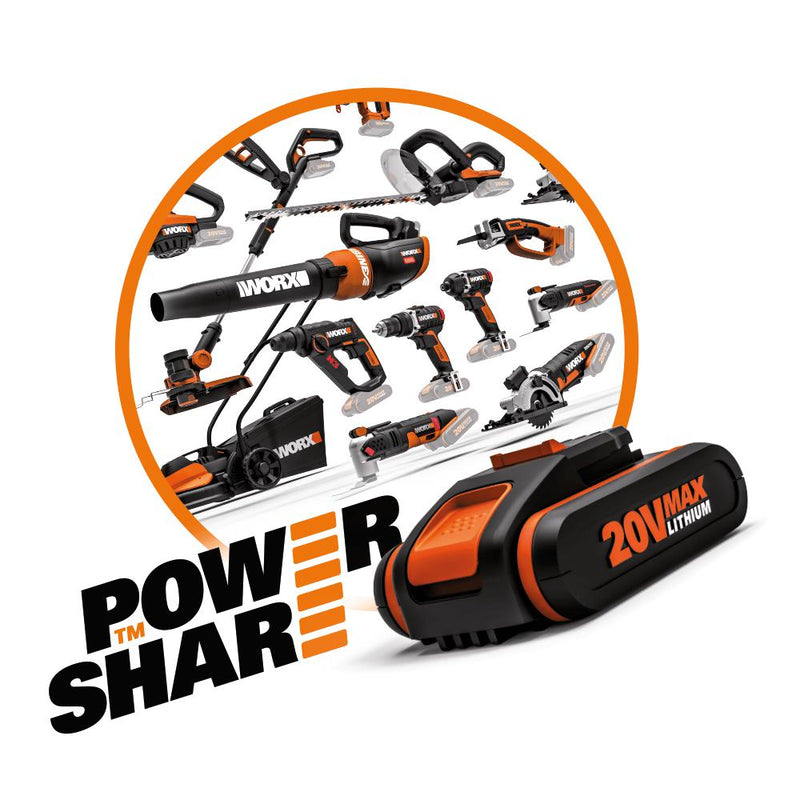 Worx battery 20V / 4.0 Ah – WA3553
