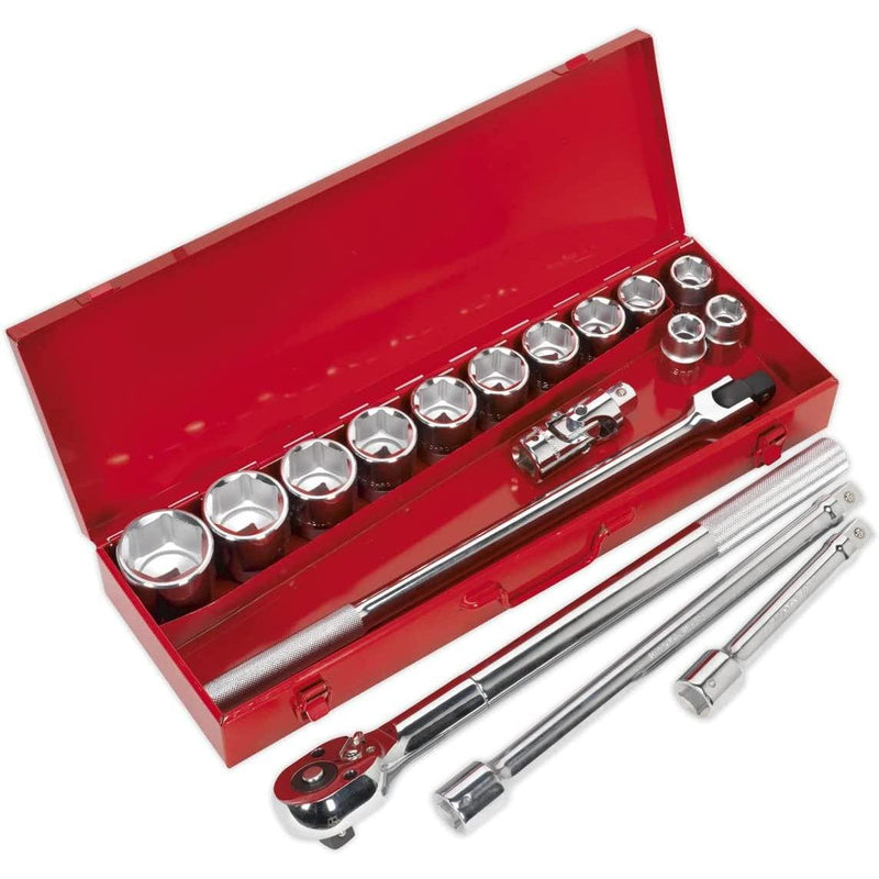 SOCKET SET 3/8'' 18 PC 6-22MM