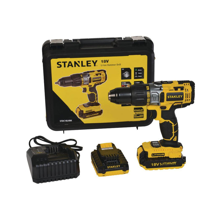 STANLEY Cordless Hammer Drill 18V