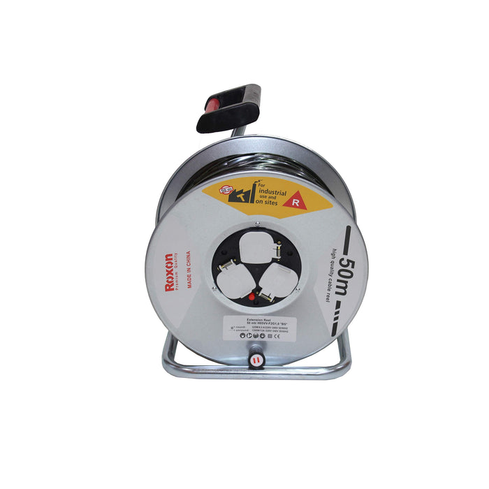 China Roxon- 4 Plugs Electric Cable Reel 50mtr