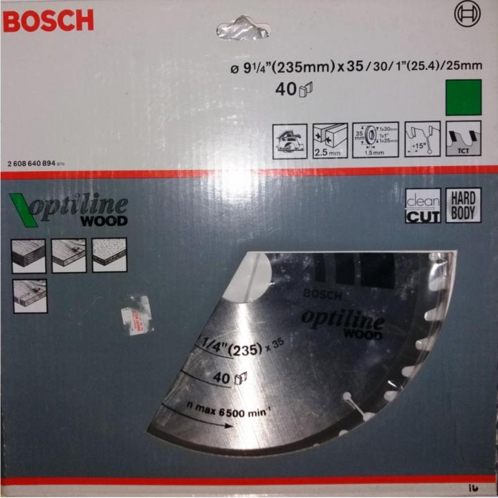 BOSCH Circular saw Blades 235 x 35/25/30 x 2,5 mm, 40
