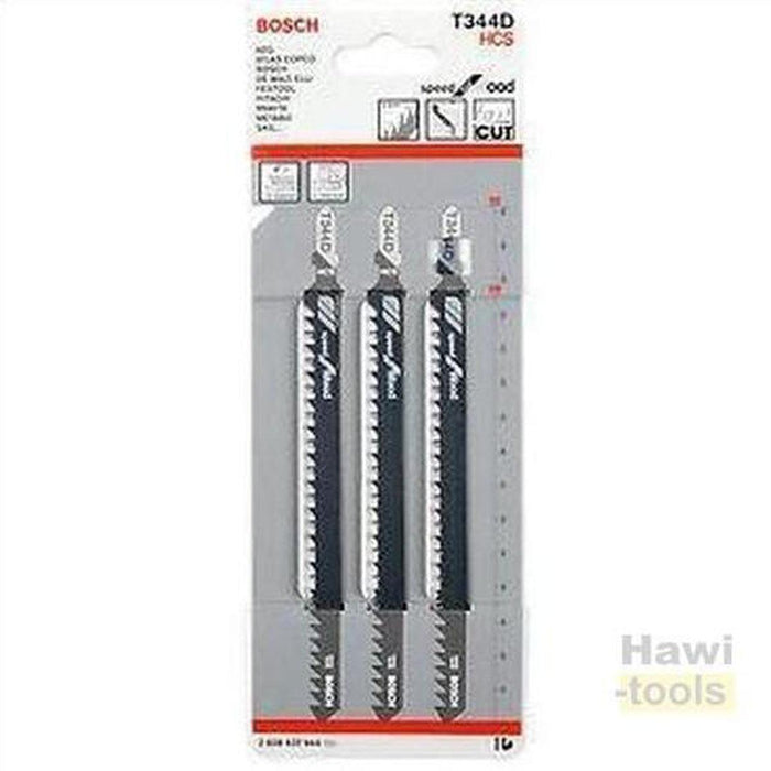 BOSCH T 344 D BOSCH Jigsaw Blades 152 mm 3PC-BOSCH-Hawi tools-هاوي عدد