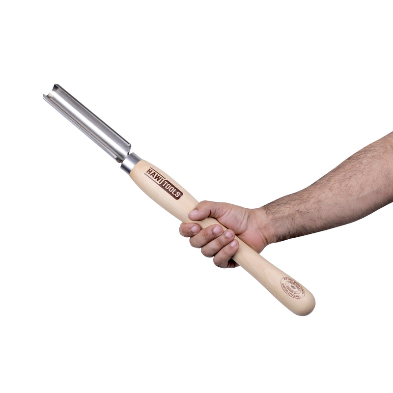 Crown Tools 231W 1-1/4 Inch 32mm Roughing Out Gouge, 14 Inch 354mm Handle, Walleted