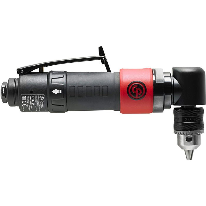 Chicago Pneumatic CP879C Angled Composite Reversible Air Drill, 3/8-Inch Chuck