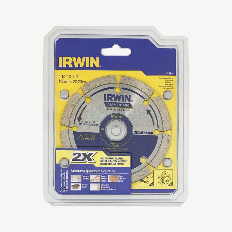 IRWIN 115 x 22.23 mm Segmented Diamond Disc iw8946