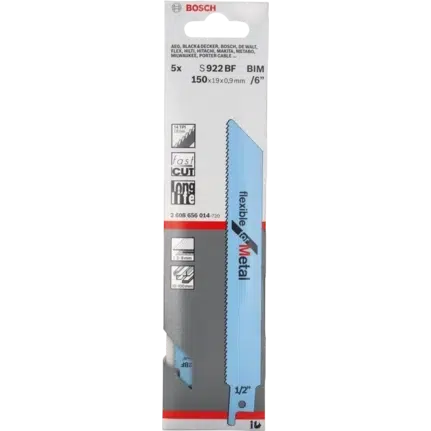 Bosch S 922 BF Flexible for Metal Reciprocating Saw Blade
