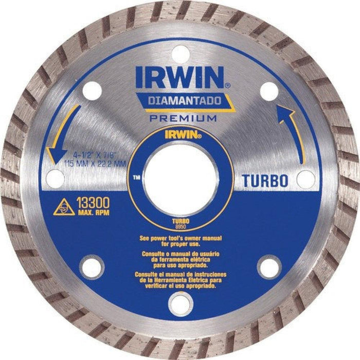 IRWIN diamond cutting disc TURBO 115mm x 22,23mm