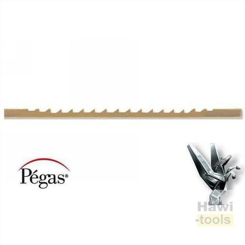 Pegas Super Skip Scroll Saw Blades 5" Pack of 12 #3 شفرات سكرول سو (منشار خطاط) سويسريه 12 حبه مقاس 3 للخشب-Pegas-Hawi tools-هاوي عدد