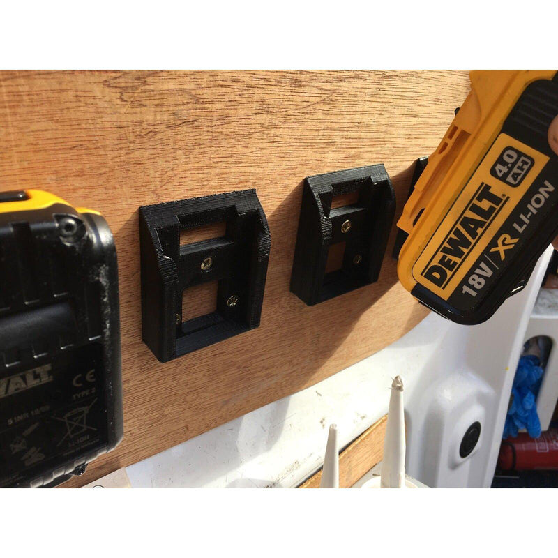 DEWALT BATTERY MOUNTS 3D printed