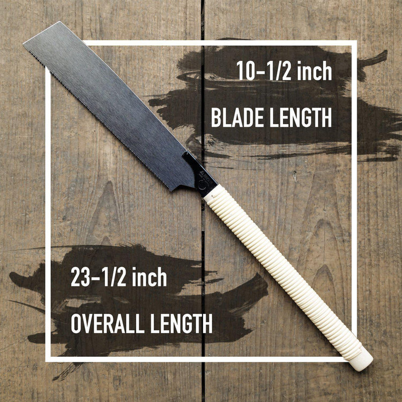 SUIZAN Japanese Saw 10-1/2 inch Kataba (Single Edge) Pull Saw for Woodworking-SUIZAN-Hawi tools-هاوي عدد
