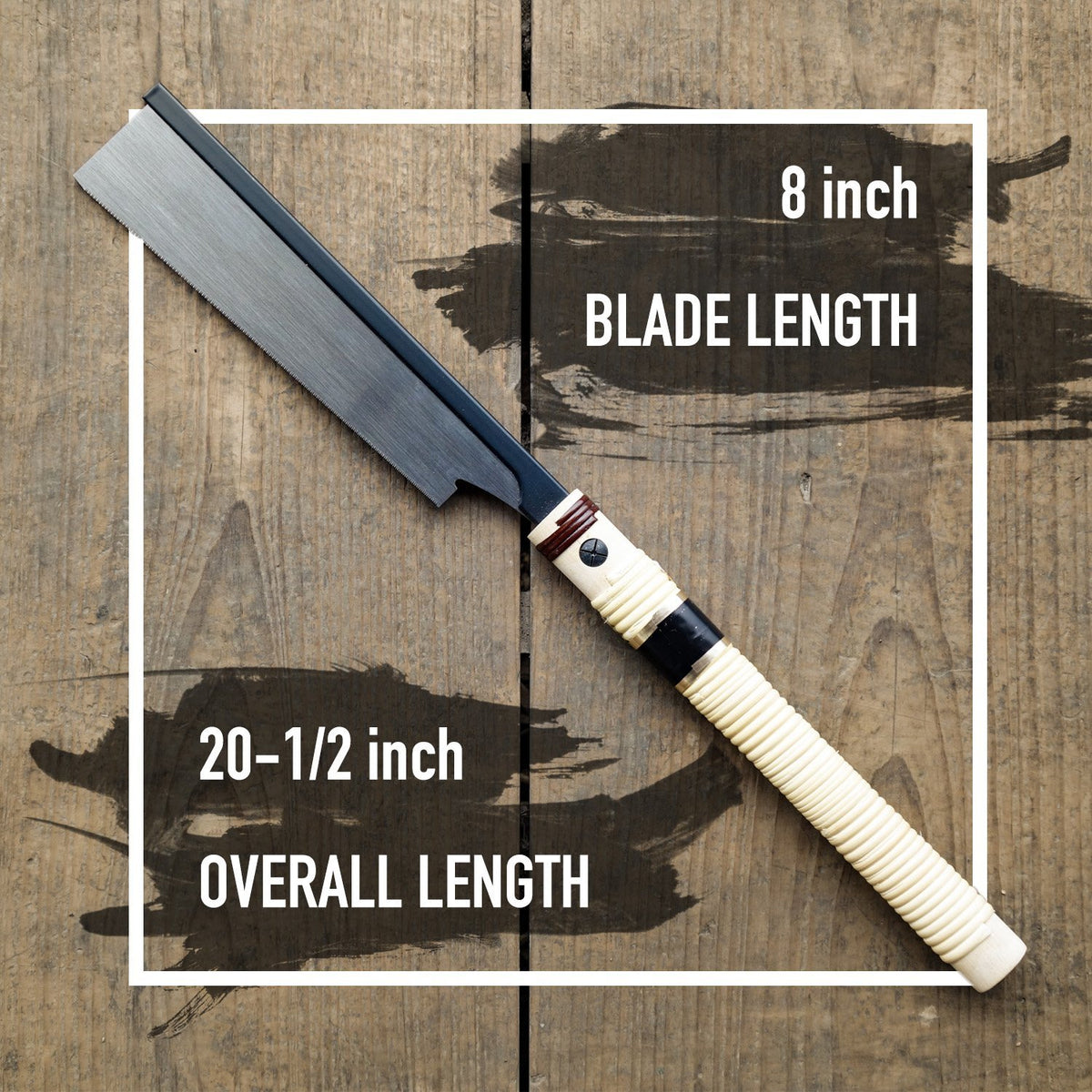 SUIZAN Japanese Saw ultra fine cut saw 8 inch Dozuki (Dovetail)