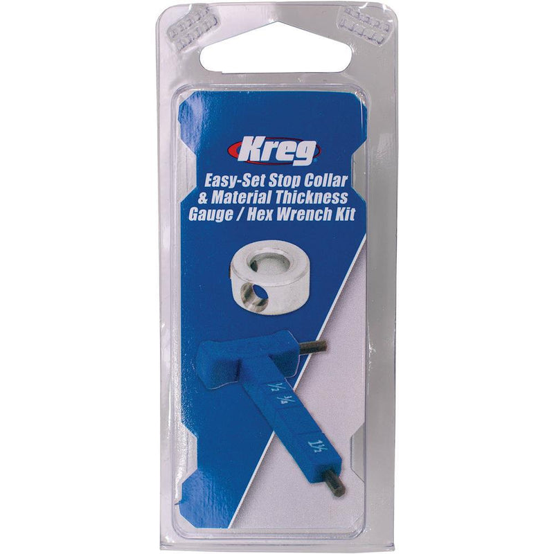 Kreg Easy-Set Stop Collar & Material Gauge / Hex Wrench Kit
