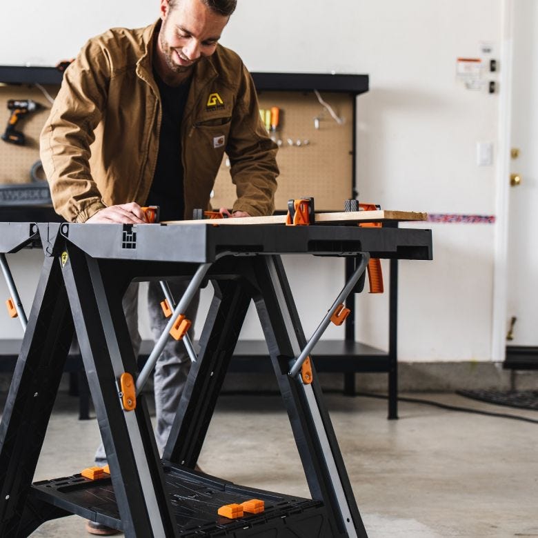 PEGASUS FOLDING WORK TABLE & SAWHORSE